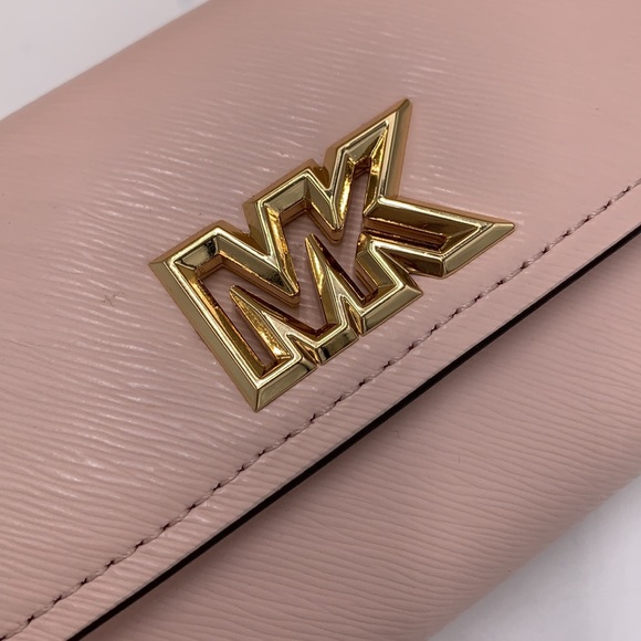 NWT MICHAEL KORS MIMI LARGE BIFOLD WALLET POWDER BLUSH COLOR - Picture 8 of 16